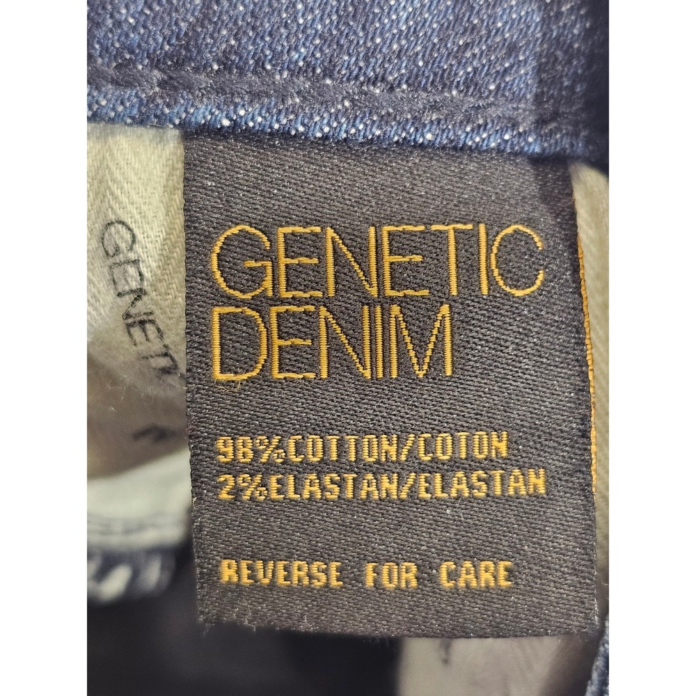 Genetic Denim The Shya Jeans Womens 26 Blue Solid Skinny Fit Stretch Enigma Wash - Picture 5 of 7